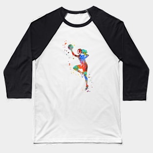 Basketball girl Baseball T-Shirt